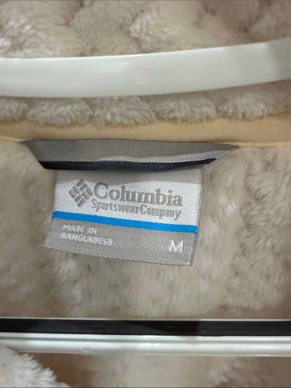 Columbia Women's Cream Textured Full‑Zip Fleece Jacket - Picture 2 of 5